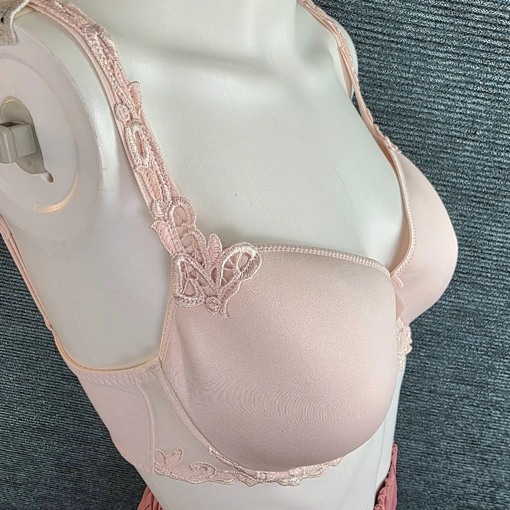 Simone Perele Andora 3D Demi Bra Peau Rose INT Size 30 F - Picture 10 of 14